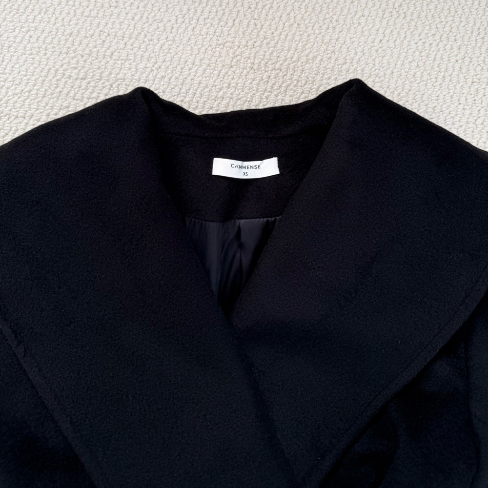 NEW Large Collar Belted Coat by Commense - Picture 6 of 9